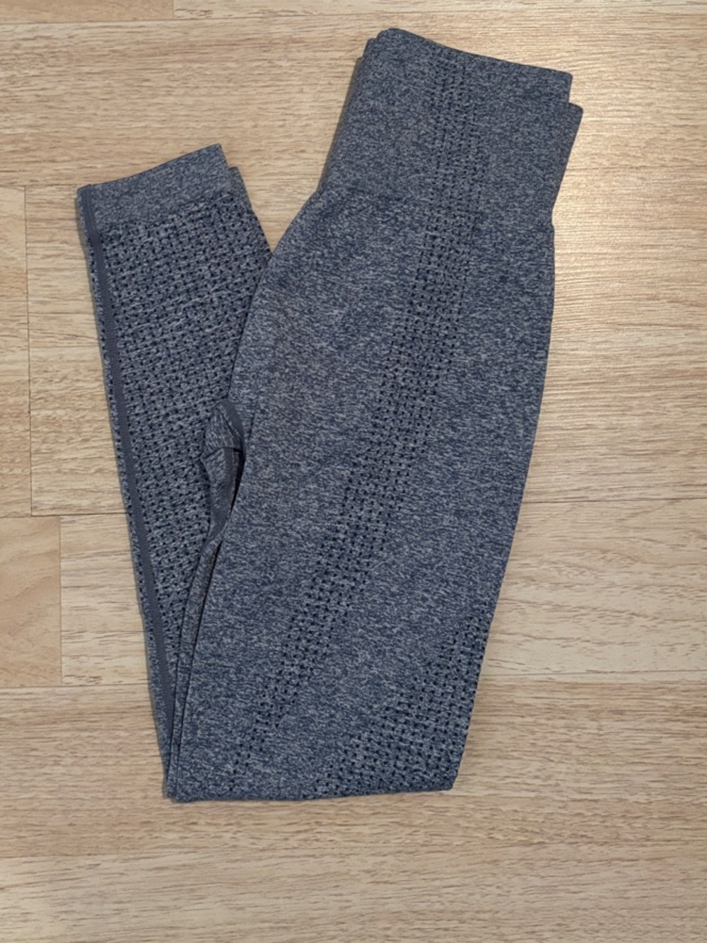 H&M Heathered Navy Blue Leggings - S